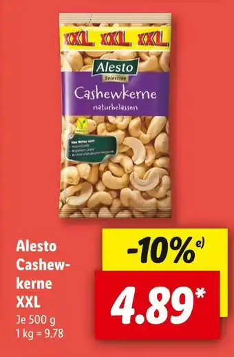 Lidl Alesto cashewkerne xxl Angebot