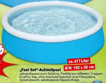 Krümet Sonderposten Bestway Fast Set Aufstellpool Angebot