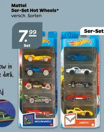 NETTO Mattel 5er-set hot wheels Angebot