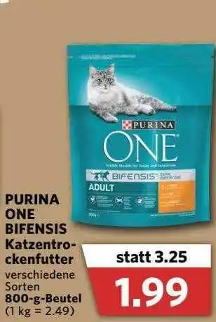 Combi Purina One Bifensis Katzentrockenfutter Angebot