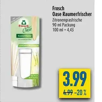 diska Frosch Oase Raumerfrischer Angebot