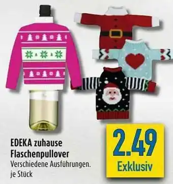 diska Edeka Zuhause Flaschenpullover Angebot