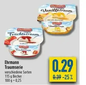 diska Ehrmann Traumserie Angebot