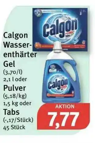 Feneberg Calgon Wasser-enthärter Gel Pulver Tabs Angebot