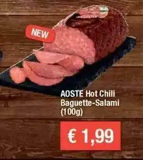 Feneberg Aoste Hot Chili Baguette-salami Angebot