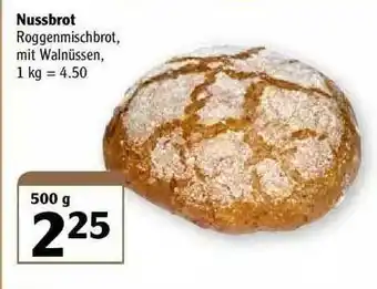 Globus Nussbrot Angebot