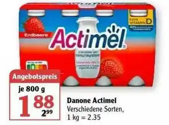 Globus Danone Actimel Angebot