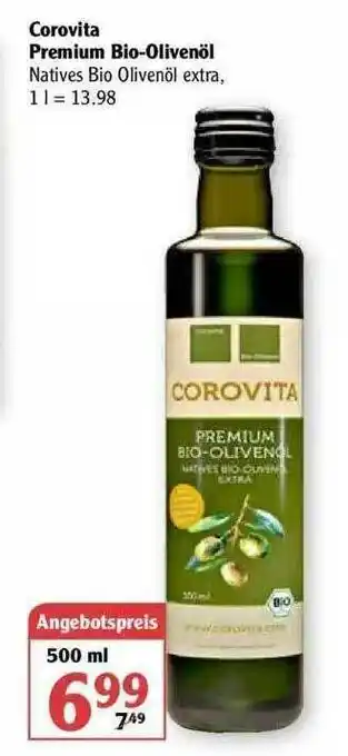 Globus Corovita Premium Bio-olivenöl Angebot