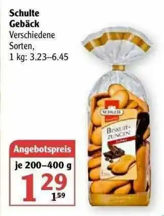 Globus Schülte Geback Angebot