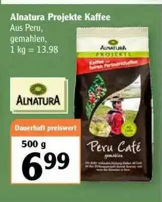 Globus Alnatura Projekte Kaffee Angebot