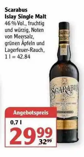 Globus Scarabus Islay Single Malt Angebot