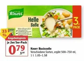 Globus Knorr Basissoße Angebot