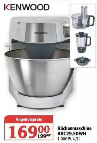 Globus Kenwood Küchenmaschine KHC29.E0WH Angebot