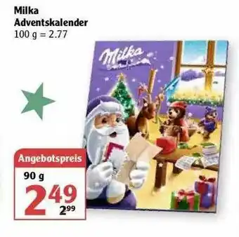 Globus Milka Adventskalender Angebot