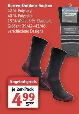 Globus Herren-outdoor-socken Angebot