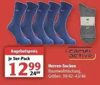 Globus Herren-socken Camel Active Angebot