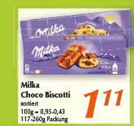 inkoop Milka Choco Biscotti Angebot