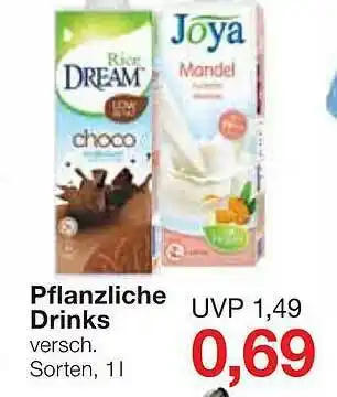 Jawoll Pflanzliche Drinks Angebot