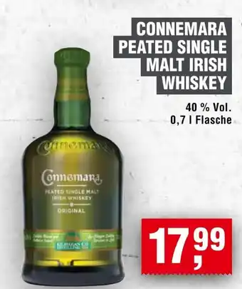 Handelshof CONNEMARA PEATED SINGLE MALT IRISH WHISKEY 40 % Vol. 0,7 L Angebot