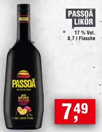 Handelshof PASSOA LIKÖR 17 % Vol. 0,7L Angebot