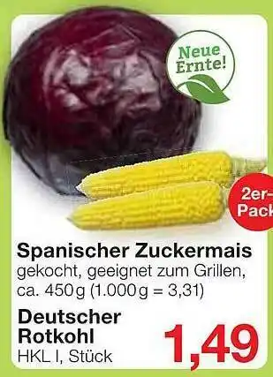 Jawoll Spanischer Zuckermais Oder Deutscher Rotkohl Angebot