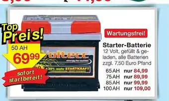 Jawoll Voltecc Starter-batterie Angebot