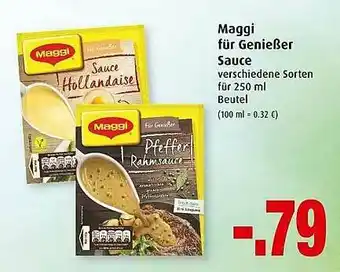 Markant Maggi Für Genießer Sauce Angebot