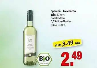 Markant Spanien-la Mancha Bio Airen Angebot