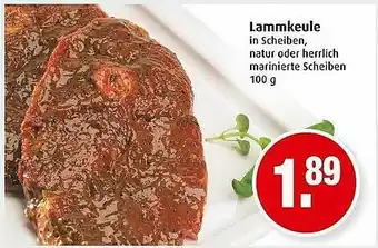 Markant Lammkeule Angebot