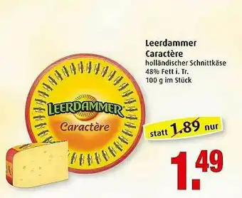 Markant Leerdammer Caractere Angebot