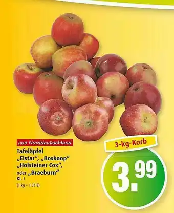 Markant Tafeläpfel „elstar” Boskoop „holsteiner Cox Oder Braeburn Angebot