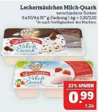 Marktkauf Leckermäulchen Milch-quark Angebot