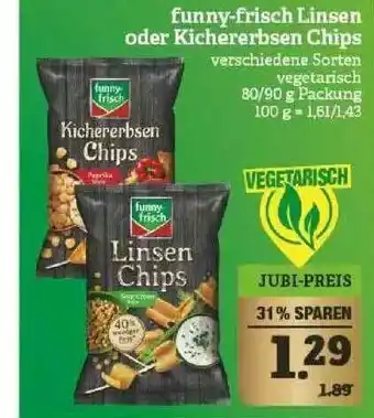 Marktkauf Funny-frisch Linsen Oder Kichererbsen Chips Angebot