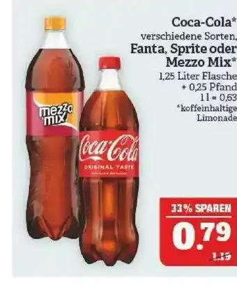 Marktkauf Coca-cola, Fanta, Sprite Oder Mezzo Mix Angebot