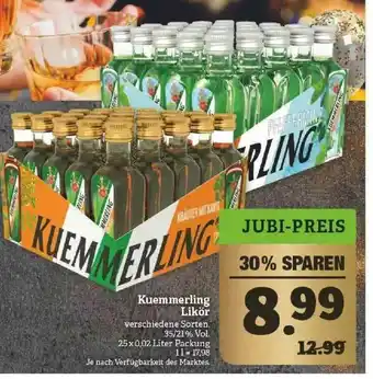 Marktkauf Kuemmerling Likör Angebot