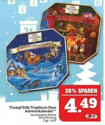 Marktkauf Trumpf Edle Tropfen In Nuss Adventskalender Angebot