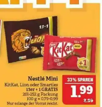 Marktkauf Nestlé Mini Angebot