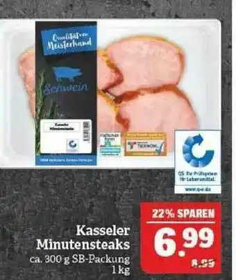 Marktkauf Kasseler Minutensteaks Angebot