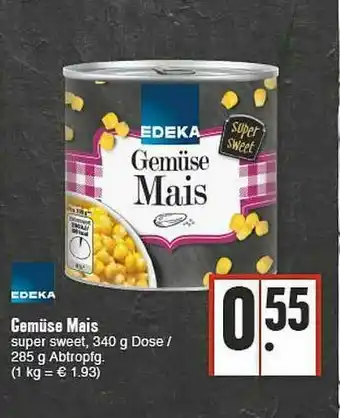 E-Center Edeka Gemüse Mais Angebot