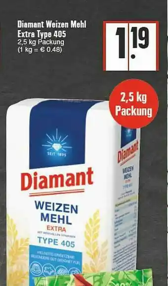 E-Center Diamant Weizen Mehl Extra Type 405 Angebot