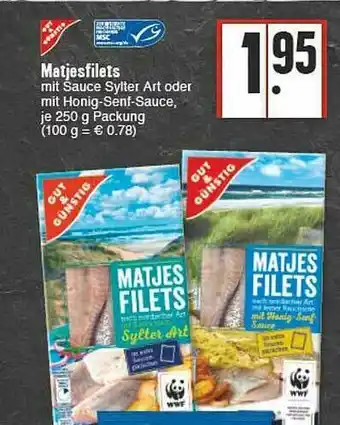 E-Center Matjesfilets Angebot