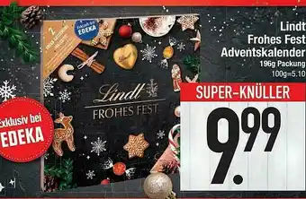 E-Center Lindt Frohes Fest Adventskalender Angebot