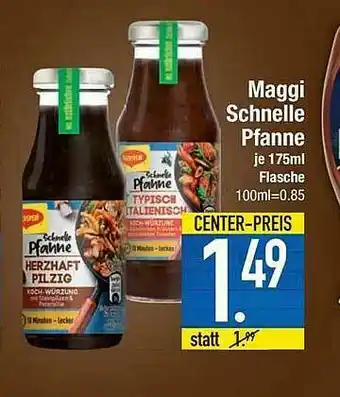 E-Center Maggi Schnelle Pfanne Angebot