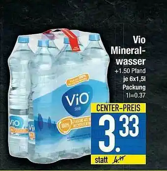 E-Center Vio Mineralwasser Angebot