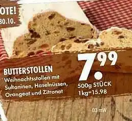 E-Center Butterstollen Angebot