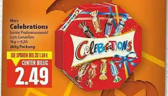 E-Center Mars Celebrations Angebot