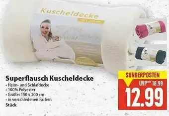 E-Center Superflausch Kuscheldecke Angebot