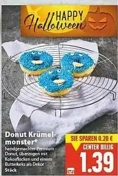 E-Center Donut Krümelmonster Angebot