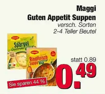 Edeka Scherer Maggi Guten Appetit Suppen Angebot