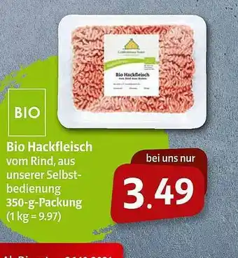 Markant Markt Bio Hackfleisch Angebot